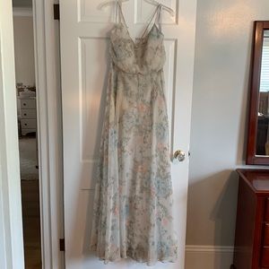 Jenny Yoo “Inesse” Floral Bridesmaid Dress, Size 10
